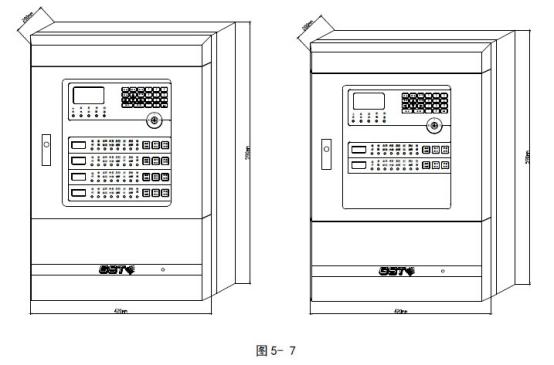 GST-QKP04、GST-QKP04/2氣體滅火控制器外形尺寸圖