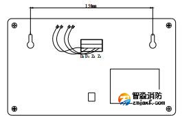 火災顯示盤安裝示意圖